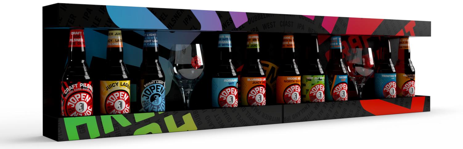 Jopen Tastekit 2022 bierpakket met 2 glazen en 10 bieren